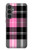 S3091 Pink Plaid Pattern Hülle Schutzhülle Taschen für Samsung Galaxy S23 FE