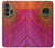 S3201 Pink Peacock Feather Hülle Schutzhülle Taschen für Samsung Galaxy S23 FE