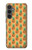 S3258 Pineapple Pattern Hülle Schutzhülle Taschen für Samsung Galaxy S23 FE