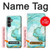 S3399 Green Marble Graphic Print Hülle Schutzhülle Taschen für Samsung Galaxy S23 FE