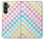 S3499 Colorful Heart Pattern Hülle Schutzhülle Taschen für Samsung Galaxy S23 FE