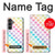S3499 Colorful Heart Pattern Hülle Schutzhülle Taschen für Samsung Galaxy S23 FE
