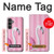 S3805 Flamingo Pink Pastel Hülle Schutzhülle Taschen für Samsung Galaxy S23 FE