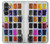 S3956 Watercolor Palette Box Graphic Hülle Schutzhülle Taschen für Samsung Galaxy S23 FE