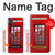 S0058 British Red Telephone Box Hülle Schutzhülle Taschen für Sony Xperia 5 V