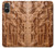 S1307 Fish Wood Carving Graphic Printed Hülle Schutzhülle Taschen für Sony Xperia 5 V