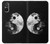 S1372 Moon Yin-Yang Hülle Schutzhülle Taschen für Sony Xperia 5 V