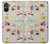 S2321 Food and Drink Seamless Hülle Schutzhülle Taschen für Sony Xperia 5 V