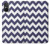 S2345 Navy Blue Shavron Zig Zag Pattern Hülle Schutzhülle Taschen für Sony Xperia 5 V