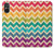 S2362 Rainbow Colorful Shavron Zig Zag Pattern Hülle Schutzhülle Taschen für Sony Xperia 5 V