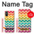 S2362 Rainbow Colorful Shavron Zig Zag Pattern Hülle Schutzhülle Taschen für Sony Xperia 5 V