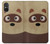 S2825 Cute Cartoon Raccoon Hülle Schutzhülle Taschen für Sony Xperia 5 V