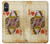 S2833 Poker Card Queen Hearts Hülle Schutzhülle Taschen für Sony Xperia 5 V