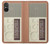 S3165 FM AM Wooden Receiver Graphic Hülle Schutzhülle Taschen für Sony Xperia 5 V