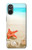 S3212 Sea Shells Starfish Beach Hülle Schutzhülle Taschen für Sony Xperia 5 V