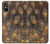 S3691 Gold Peacock Feather Hülle Schutzhülle Taschen für Sony Xperia 5 V