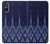 S3950 Textile Thai Blue Pattern Hülle Schutzhülle Taschen für Sony Xperia 5 V