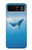 S0843 Blue Whale Hülle Schutzhülle Taschen für Motorola Razr 40