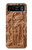 S1307 Fish Wood Carving Graphic Printed Hülle Schutzhülle Taschen für Motorola Razr 40