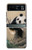 S2210 Panda Fluffy Art Painting Hülle Schutzhülle Taschen für Motorola Razr 40