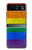 S2683 Rainbow LGBT Pride Flag Hülle Schutzhülle Taschen für Motorola Razr 40