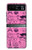 S2885 Paris Pink Hülle Schutzhülle Taschen für Motorola Razr 40