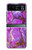 S2907 Purple Turquoise Stone Hülle Schutzhülle Taschen für Motorola Razr 40