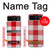 S3535 Red Gingham Hülle Schutzhülle Taschen für Motorola Razr 40