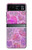 S3710 Pink Love Heart Hülle Schutzhülle Taschen für Motorola Razr 40