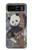 S3793 Cute Baby Panda Snow Painting Hülle Schutzhülle Taschen für Motorola Razr 40