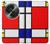S0157 Composition Red Blue Yellow Hülle Schutzhülle Taschen für OnePlus OPEN
