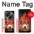 S1431 Skull Drum Fire Rock Hülle Schutzhülle Taschen für OnePlus OPEN