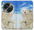 S3794 Arctic Polar Bear and Seal Paint Hülle Schutzhülle Taschen für OnePlus OPEN