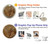 S3456 Vintage Paper Clock Steampunk Hülle Schutzhülle Taschen für Samsung Galaxy A05