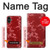 S3817 Red Floral Cherry blossom Pattern Hülle Schutzhülle Taschen für Samsung Galaxy A05