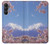 S1060 Mount Fuji Sakura Cherry Blossom Hülle Schutzhülle Taschen für Samsung Galaxy A05s