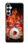 S1431 Skull Drum Fire Rock Hülle Schutzhülle Taschen für Samsung Galaxy A05s