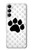 S2355 Paw Foot Print Hülle Schutzhülle Taschen für Samsung Galaxy A05s
