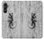 S2446 Gecko Wood Graphic Printed Hülle Schutzhülle Taschen für Samsung Galaxy A05s