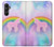 S3070 Rainbow Unicorn Pastel Sky Hülle Schutzhülle Taschen für Samsung Galaxy A05s