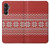 S3384 Winter Seamless Knitting Pattern Hülle Schutzhülle Taschen für Samsung Galaxy A05s