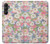 S3688 Floral Flower Art Pattern Hülle Schutzhülle Taschen für Samsung Galaxy A05s