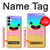 S3939 Ice Cream Cute Smile Hülle Schutzhülle Taschen für Samsung Galaxy A05s