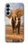 S0310 African Elephant Hülle Schutzhülle Taschen für Samsung Galaxy A15 5G