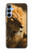 S1046 Lion King of Forest Hülle Schutzhülle Taschen für Samsung Galaxy A15 5G