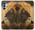 S1046 Lion King of Forest Hülle Schutzhülle Taschen für Samsung Galaxy A15 5G