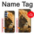 S1046 Lion King of Forest Hülle Schutzhülle Taschen für Samsung Galaxy A15 5G