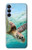 S1377 Ocean Sea Turtle Hülle Schutzhülle Taschen für Samsung Galaxy A15 5G