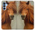 S1595 Beautiful Brown Horse Hülle Schutzhülle Taschen für Samsung Galaxy A15 5G