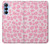 S2213 Pink Leopard Pattern Hülle Schutzhülle Taschen für Samsung Galaxy A15 5G